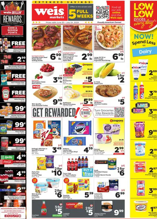 Weis Markets Weekly Flyer (7/18/24 7/24/24) Circular, Natural