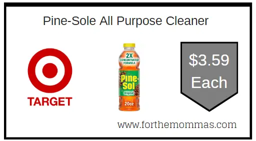 Target Circle Offer On Pine-sole All Purpose Cleaner