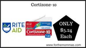 Coupon and BonusCash Deal at Rite Aid on Cortizone-10