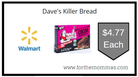 Coupon Deal at Walmart on Dave's Killer Bread
