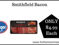 Kroger Deal on Smithfield Bacon