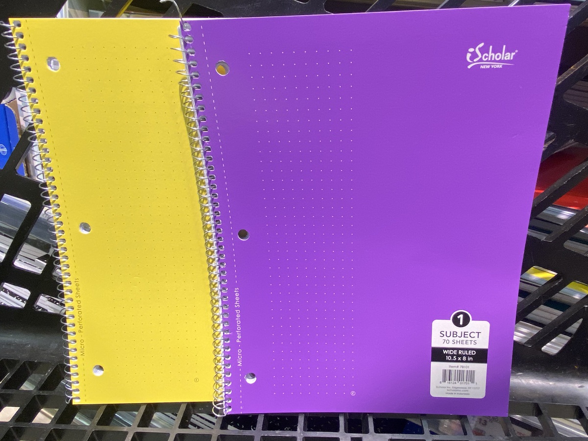 One Subject Notebooks & More JUST $0.50 Each at ShopRite