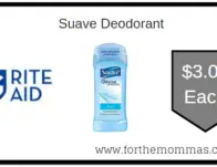 Suave Deodorant RA