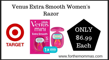 Women's Razor Section Target Target Circle Offer on Venus Extra Smooth Women's Razor