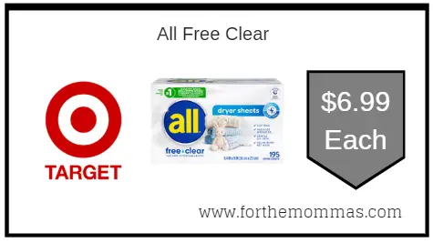 Target Circle Offer on All Free Clear Thru 1/30