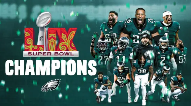 Eagles Won The Super Bowl 2025 Eagles Super Bowl Champions 630x350