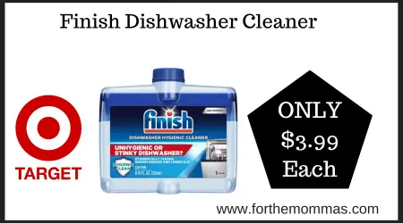 Target Screen Cleaner Target Circle Offer on Finish Dishwasher Cleaner