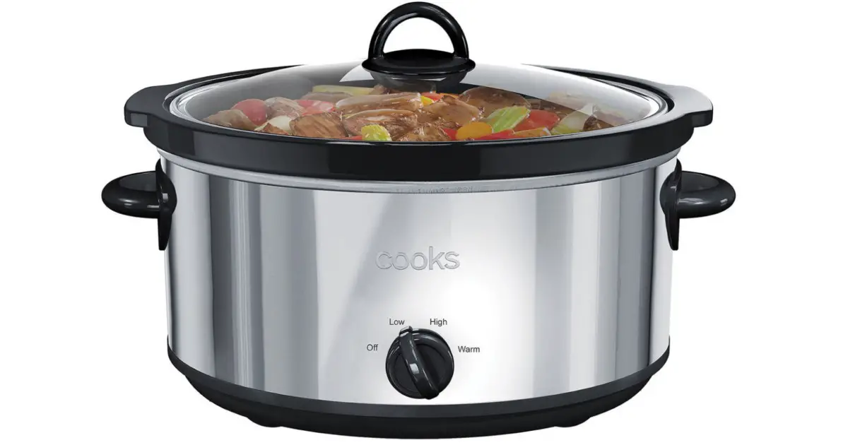 Cooks 6-Qt Stainless Steel Slow Cooker ONLY $31.49 (Reg $60) at JCPenney