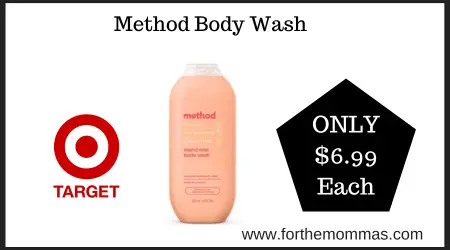Method Company Target Target Circle Offer on Method Body Wash