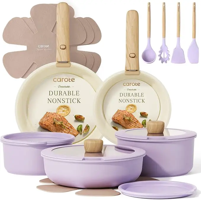Carote Cookware Set 19-Piece ONLY $49.99 (Reg $100)